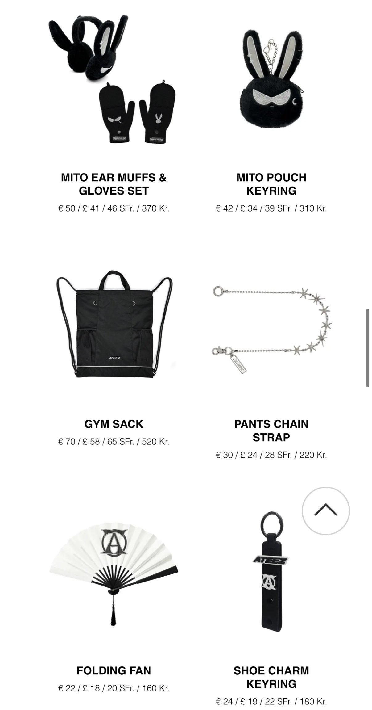 ATEEZ Europe Tour VIP Benefit Set | eBay