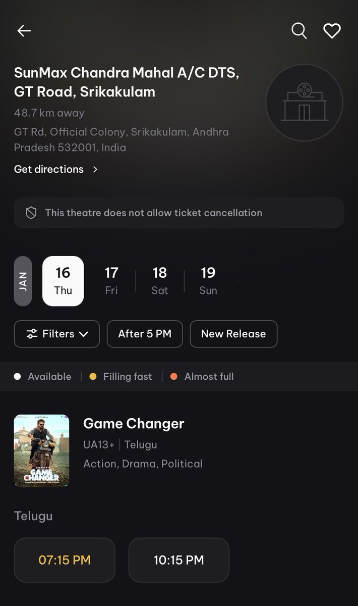 శివ (@batmanntweet) on Twitter photo #GameChanger Day7 Bhimavaram, Akividu, Srikakulam evening show Bookings 👌
<a href="/AlwaysRamCharan/">Ram Charan</a>
#KondaDevaraRAMpage #GameChanger Day7 Bhimavaram, Akividu, Srikakulam evening show Bookings 👌
<a href="/AlwaysRamCharan/">Ram Charan</a>
#KondaDevaraRAMpage