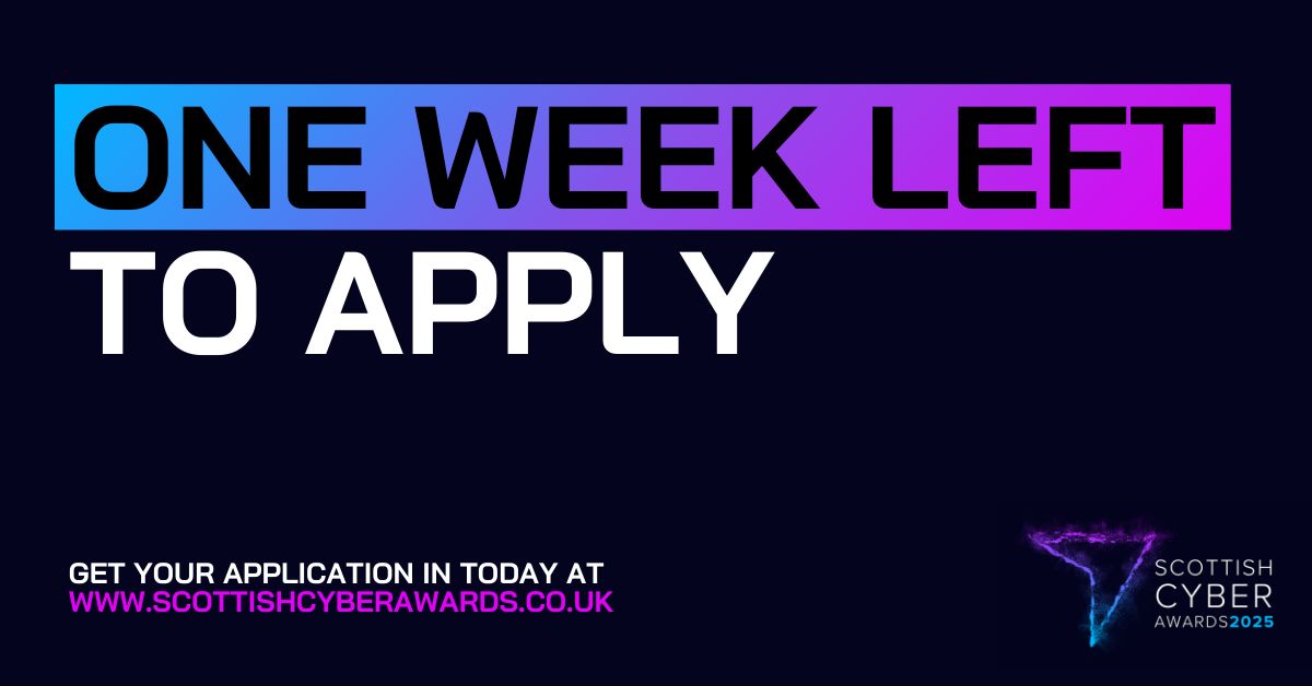 Recognise the remarkable accomplishments of individuals and companies in the cyber community at the 8th annual Scottish Cyber Awards.

Entries are closing in one week – explore the categories now: buff.ly/48DB0Xc 

#ScotCyberAwards #CyberSecurity #CyberAwards #CyberNews