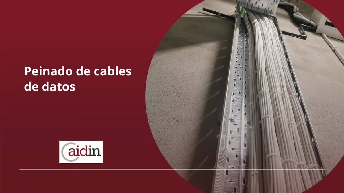 Y así dejan los cables bien peinados David y su equipo.

#aidin #business #cable #cableado #canalización #construccion #data #datos #diseño #electrico #electricidad #electricista #electronica #fibraoptica #ingenieria #inspiracion #internet #IT #network #obras #ordenador #work