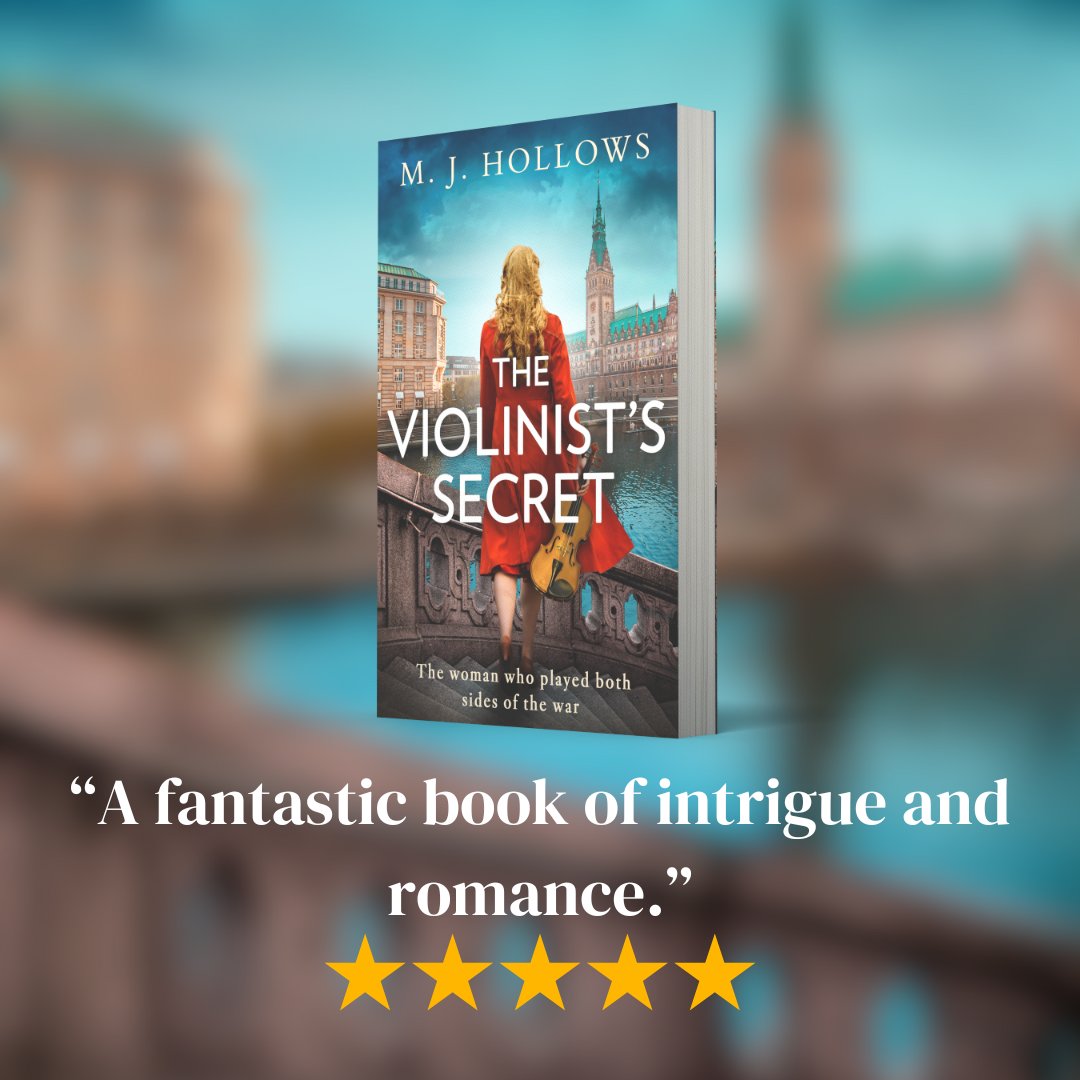 We’re thrilled to celebrate the release of The Violinist’s Secret by our very own tutor, M J Hollows, whose incredible storytelling guides our Fiction Foundations course.

A must-read for lovers of historical fiction: zurl.co/8vzpS 

<a href="/MikeHollows/">Dr Mike/M.J. Hollows (He/Him) #TheGermanMessenger</a> <a href="/HarperCollinsUK/">HarperCollinsUK</a>