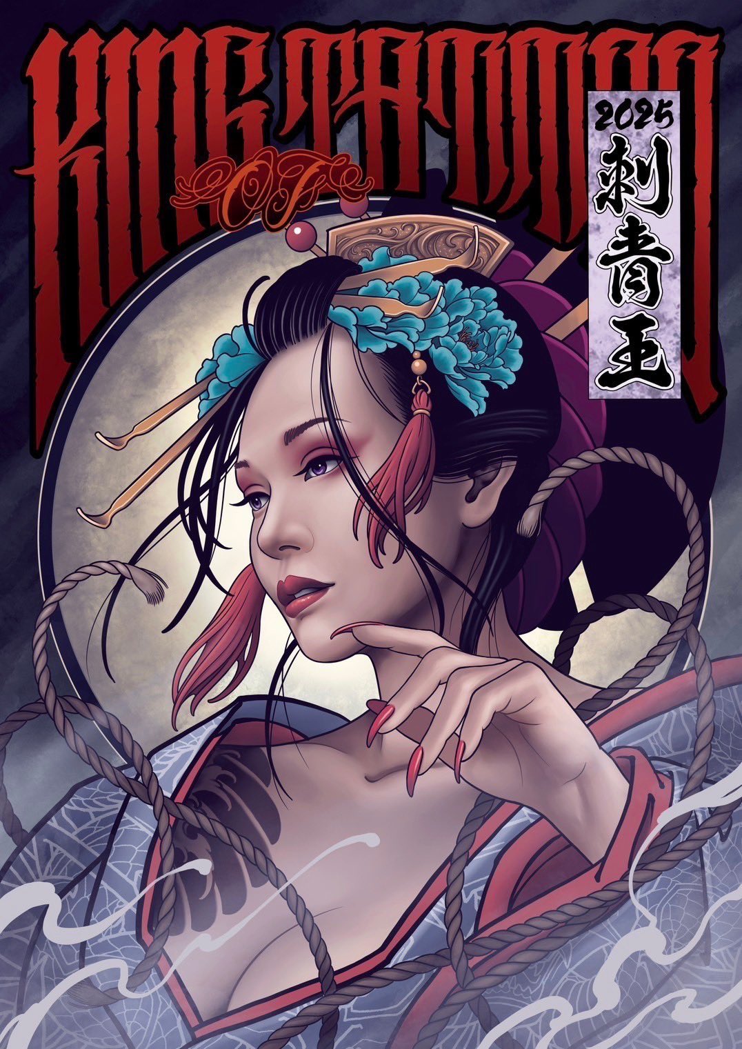 経　tattoo poster アーティスト紹介 Horitsugu 彫胤 @horitsugutattoo