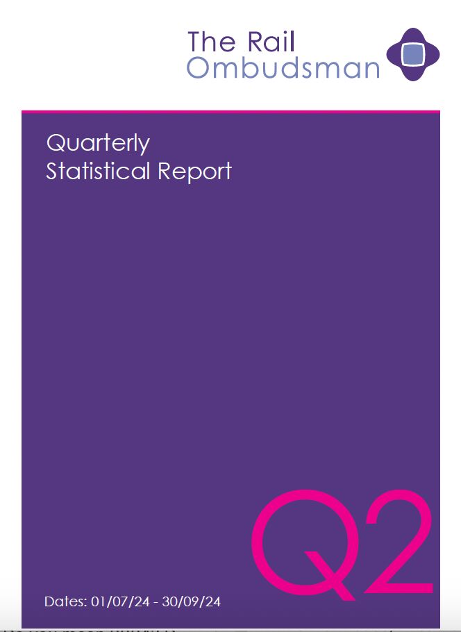The Rail Ombudsman has released its quarterly statistical report for Q2, 2024/25.

To read the report please visit 🔗lnkd.in/eGxET67E

#RailOmbudsman #ombudsman #q2 #ADR #legal