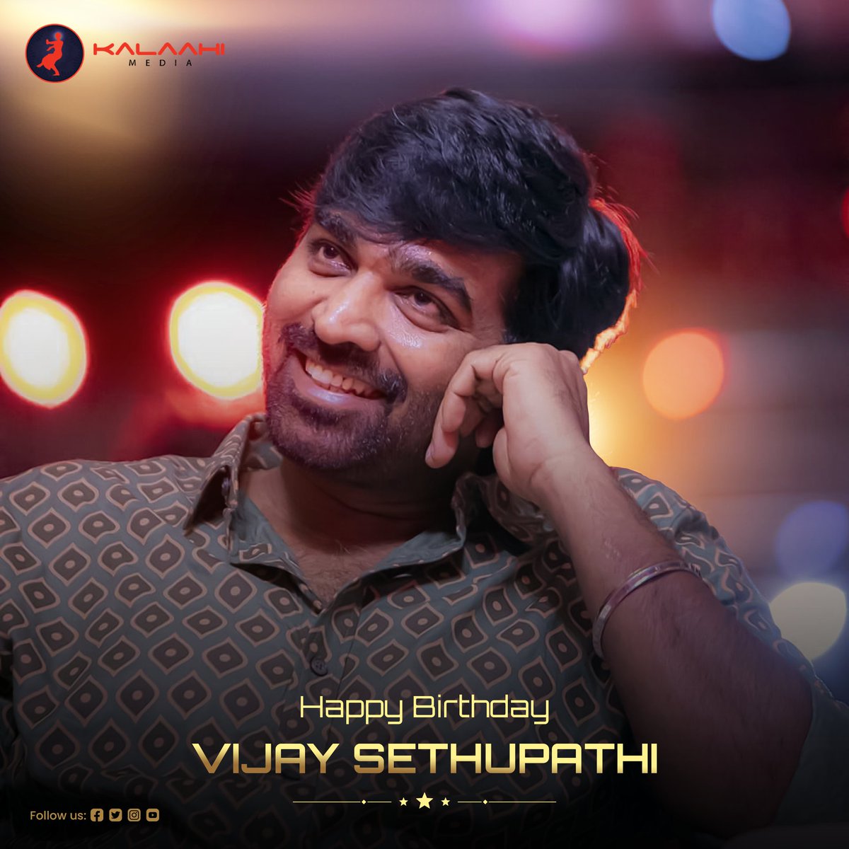 Kalaahi_Media's tweet photo. Happy Birthday to the powerhouse of versatility, the one and only Vijay Sethupathi!  Your incredible performances and iconic roles continue to inspire and entertain us.

#HappyBirthdayVijaySethupathi #MakkalSelvan #KalaahiMedia https://t.co/7kjzZwNj37