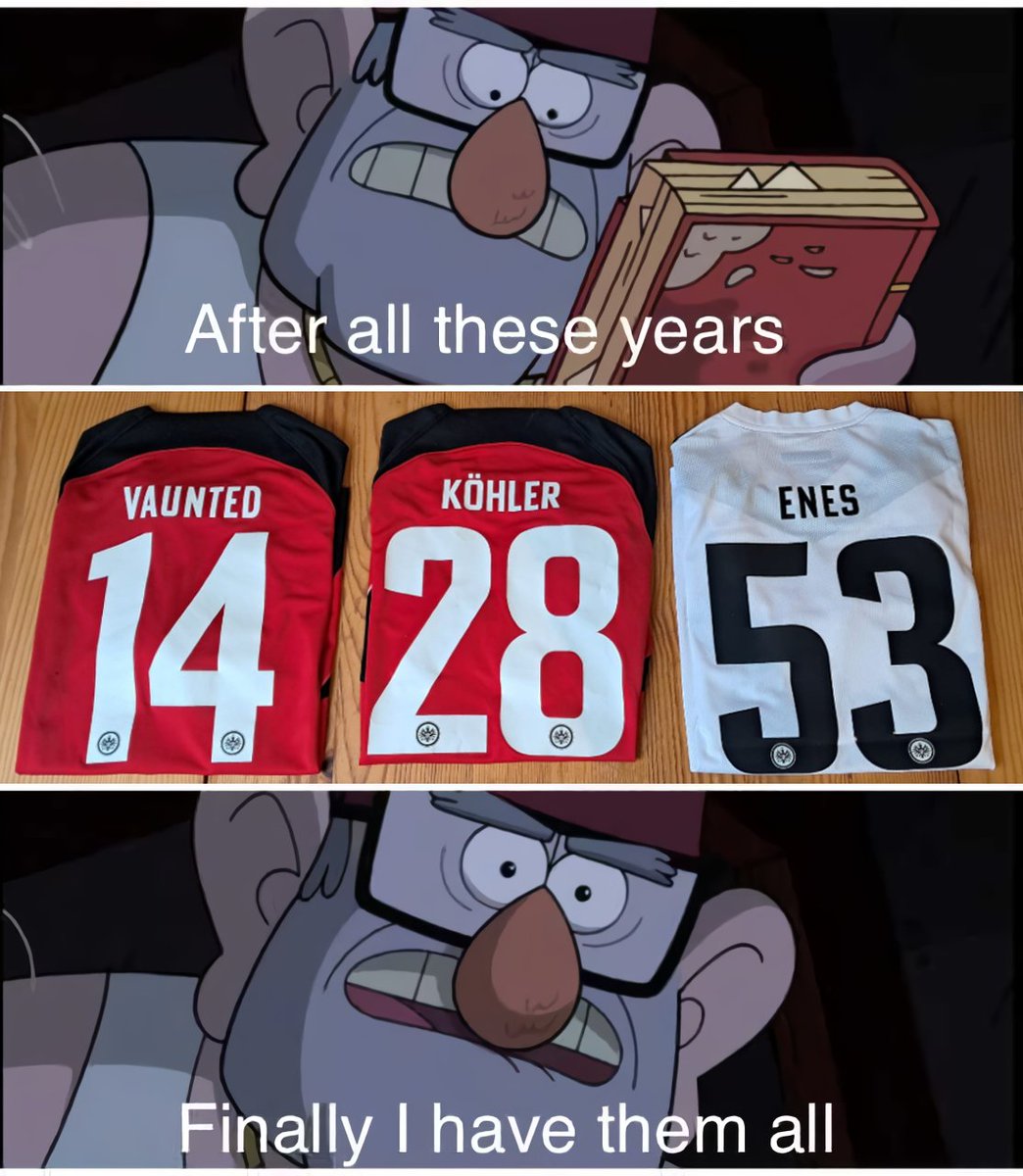 Von jedem Team ein Trikot 😌