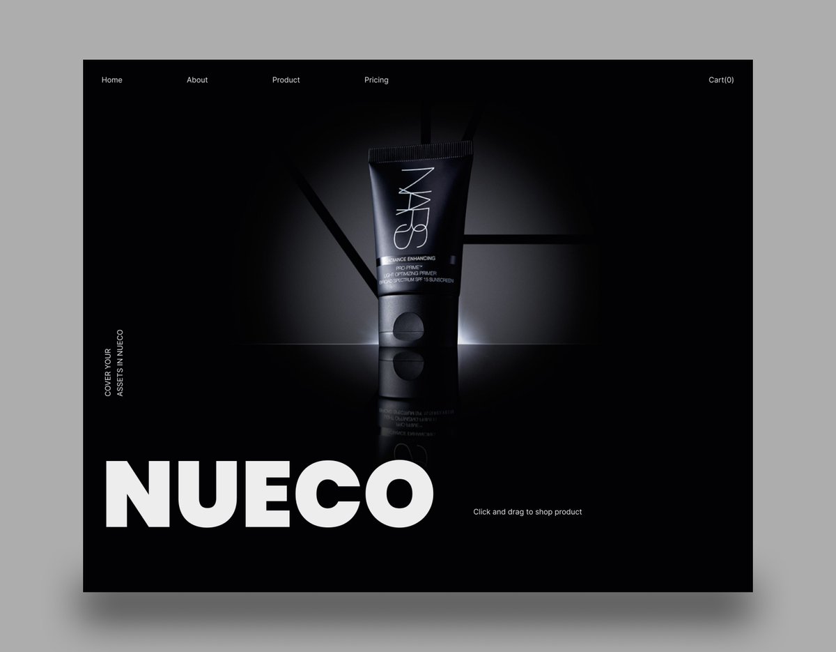 NUECO- Hero Section Design
