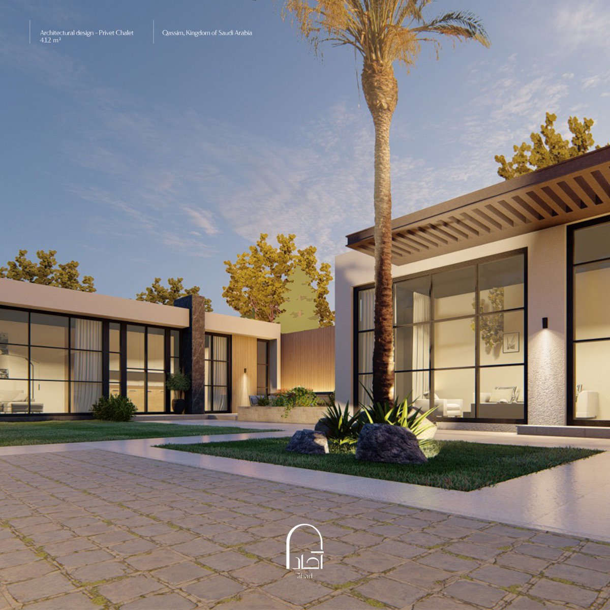 AHAD_ARC's tweet photo. ✨
.
.
.

أحدث أعمالنـا في التصميم المعماري 
شاليه خاص | Privet Chalet 
على مساحة ٤١٢ متـر مربع ✨
.
.
.
للتواصل واتسـاب | 0532818999 
.
. https://t.co/UdcBvHC2z7