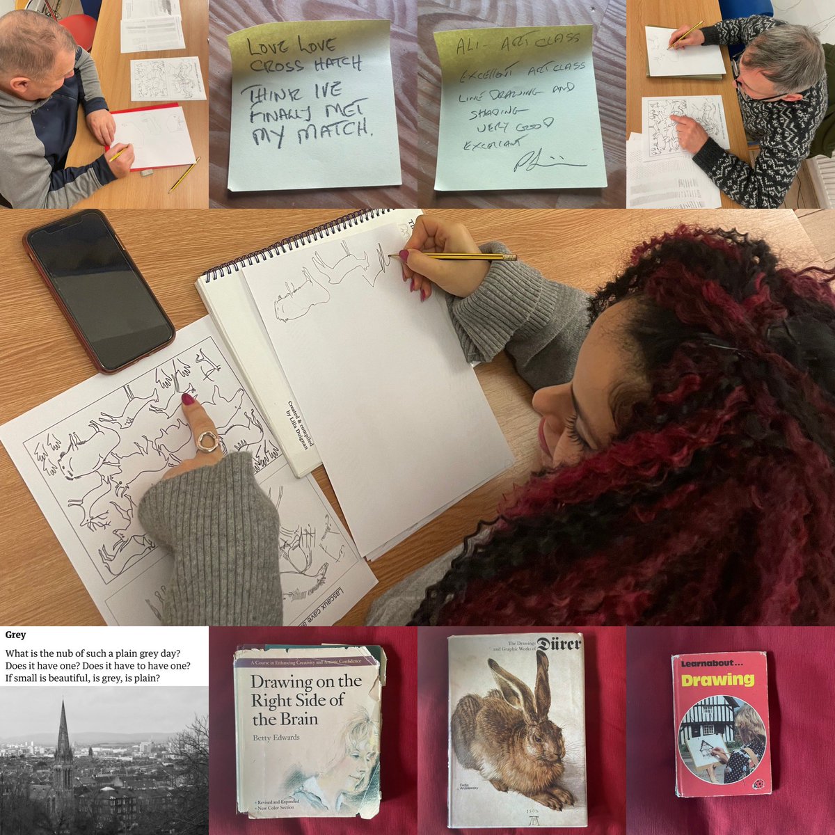 HarwoodAliArt's tweet image. Facilitating #CreateArt yesterday at @liverpoollighthouse was wonderful. 
Some comments from our Create Artists include:

‘I’ve found it informative, interesting and fun. I will come again. Definitely.’

‘Excellent art class - line drawing and shading. Very good.’

‘Love love