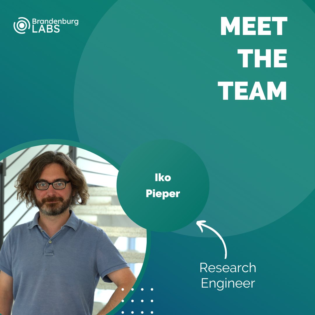 BrandenburgLabs's tweet photo. It's time for another intriguing edition of our meet-the-team series, and today, we shine the spotlight on Iko Pieper, one of our talented  Research Engineers.✨
Curious to learn more about Iko? Learn more about him: https://t.co/LwxnZ4fUD2
#BrandenburgLabs #BLS #Team #Startup https://t.co/xnS6q89DTr