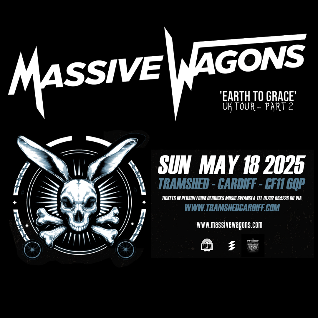 Tramshed Cardiff (@tramshedcf) on Twitter photo Have you got your tickets for the rock powerhouse <a href="/MassiveWagons/">Massive Wagons</a> on May 18th yet? ๐ค
This will be their biggest headline tour to date, don't miss it! ๐ถ
Tickets via tramshedcardiff.com ๐ ๐๏ธ Have you got your tickets for the rock powerhouse <a href="/MassiveWagons/">Massive Wagons</a> on May 18th yet? ๐ค
This will be their biggest headline tour to date, don't miss it! ๐ถ
Tickets via tramshedcardiff.com ๐ ๐๏ธ