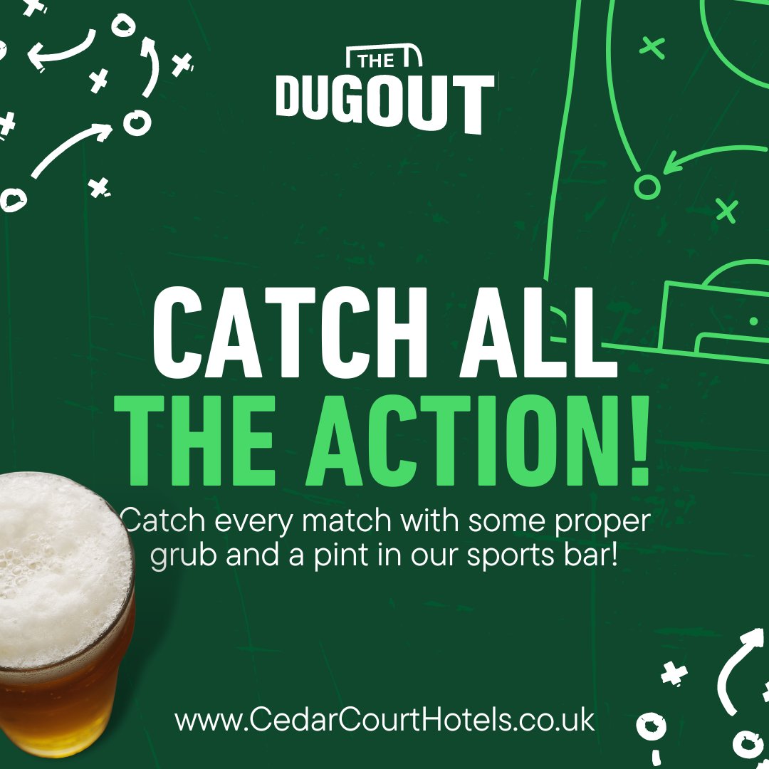CedarCourtHotel's tweet photo. Watch the game on the big screen! โฝ๏ธ
Grab a cold pint, enjoy some proper grub, and catch every match on our big screens. Once the gameโs over, keep the fun going with pool, foosball, shuffleboard, and darts!
#Huddersfield #Foosball #Shuffleboard #Pool #SportsBar #CedarCourt https://t.co/BtB7DXHw9y