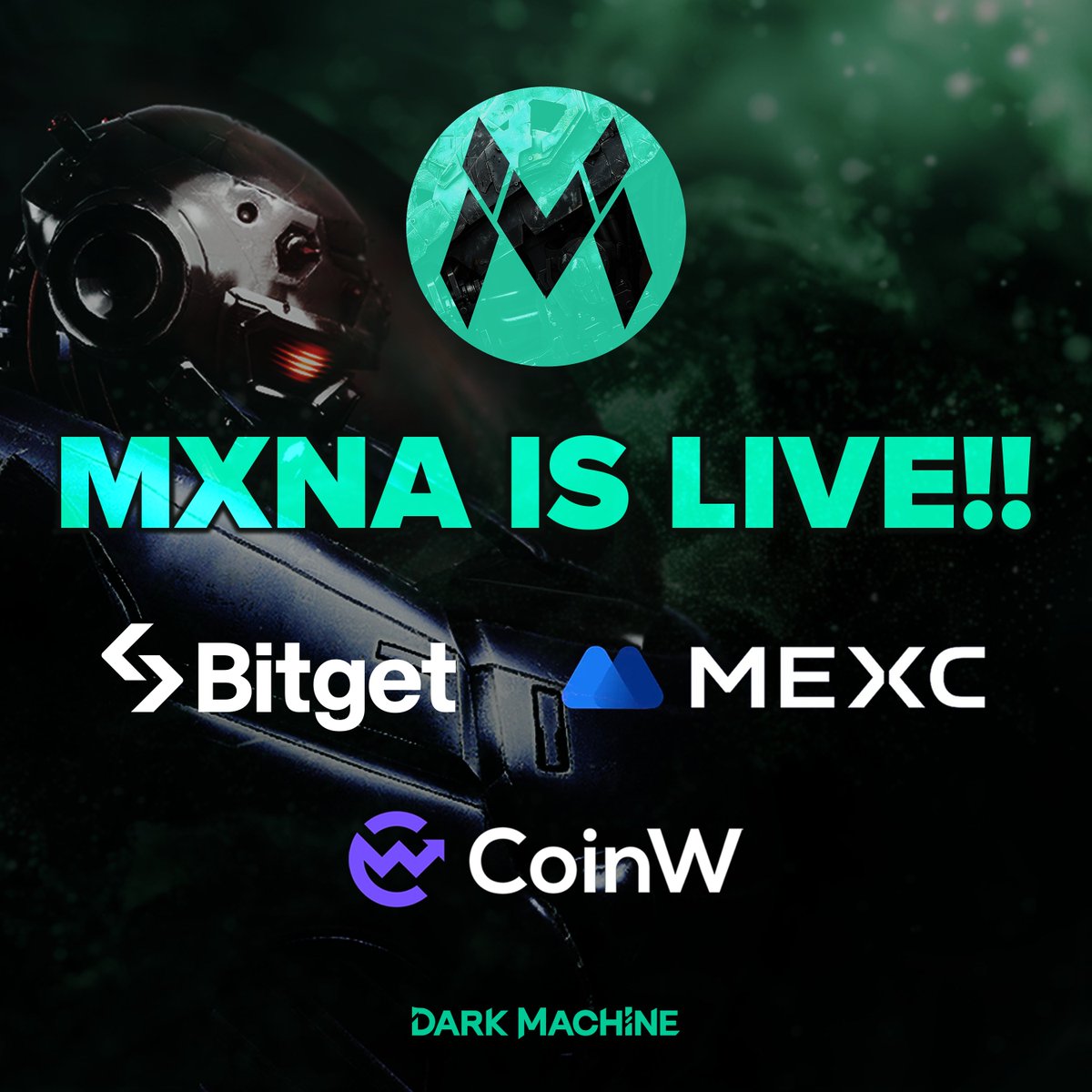 DarkMachineWeb3's tweet photo. 🚨⚡️WE ARE LIVE!!⚡️🚨

@bitgetglobal
@MEXC_Official
@CoinWOfficial https://t.co/61sgm00NP9