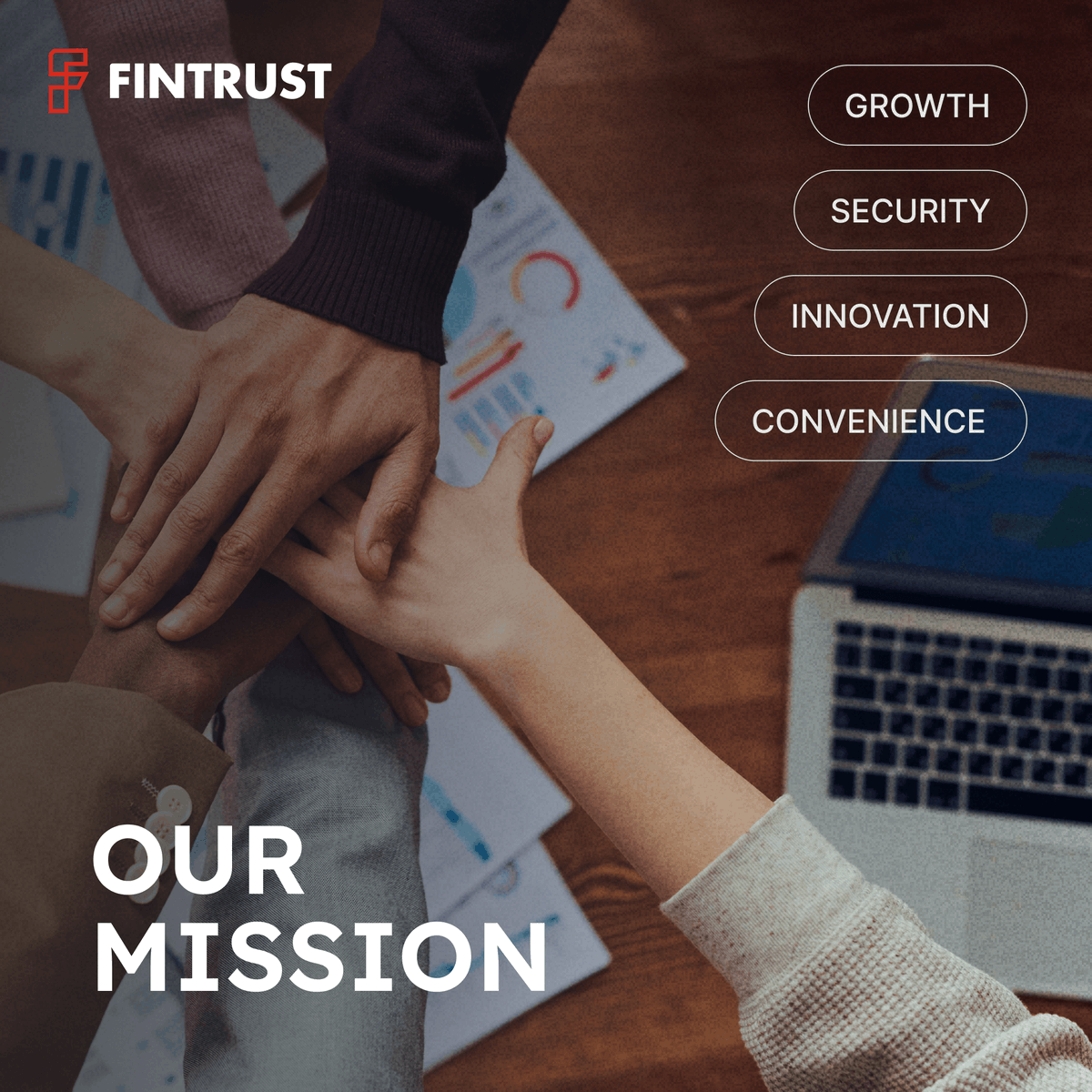 FinTrustAG's tweet photo. At Fintrust, we empower individuals &amp; businesses with Growth, Security, Innovation, &amp; Accessibility.

🚀 Together, we’re building the future of finance—secure, innovative, &amp; available for all!
#Fintrust #Innovation #SecureBanking #DigitalFinance https://t.co/64ShnlO90M