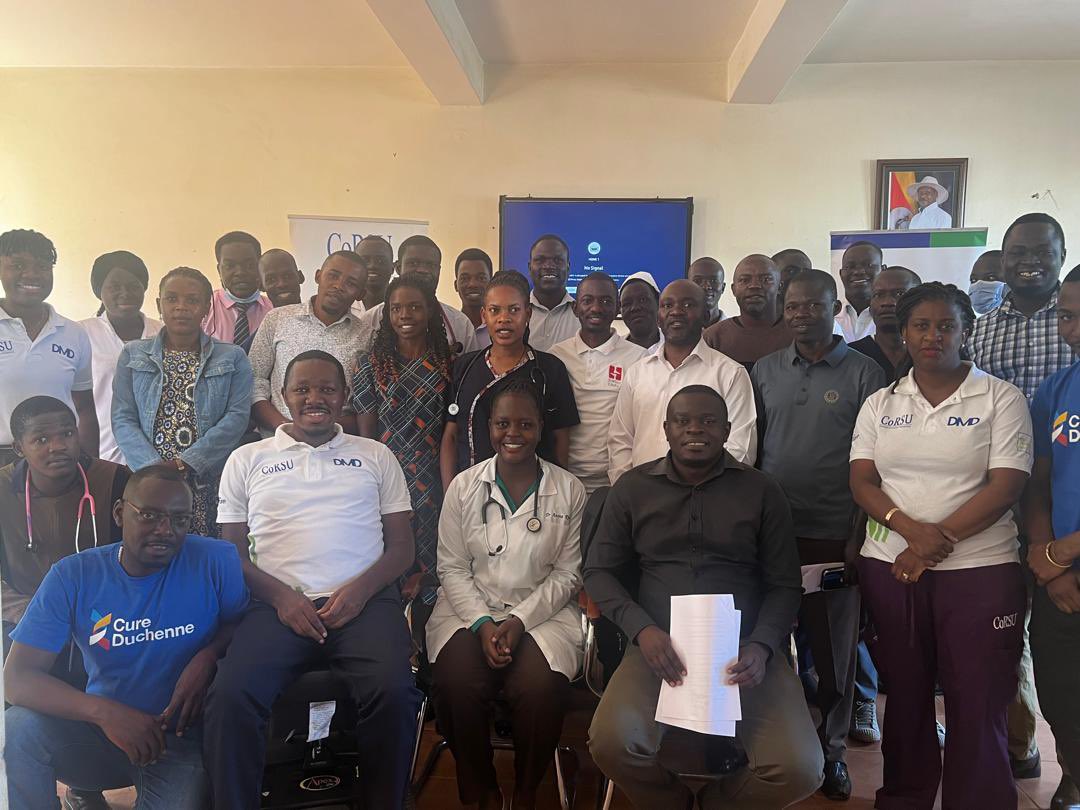 dmdawarenessug's tweet photo. 📍 Gulu Regional Referral Hospital.
Kicking off a very special day in the North, with an insightful discussion with regional health personnel about Duchenne Muscular Dystrophy.
#DMDAwareness
#DaretoKnowDaretoHelp https://t.co/7pkwEwsfYj