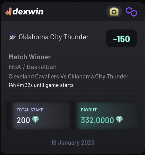 stephaniepicks's tweet photo. 🏀NBA PICKS🏀 - Odds via @DexWin_Sports 

Rockets ML at +138
Thunder ML at -150
 
Today's Wager:
$300 ---> $570 💰

Both picks are mid-high risk bets, OKC gotta even things with the Cavs at home! Got faith in the Rockets even tho they're on a back to back 🚀

@DexWin_Sports is launching their $DWIN token soon which means the first Airdrop isn't far away either. Get on it right now!! 😋
Link is in my Bio! 💯