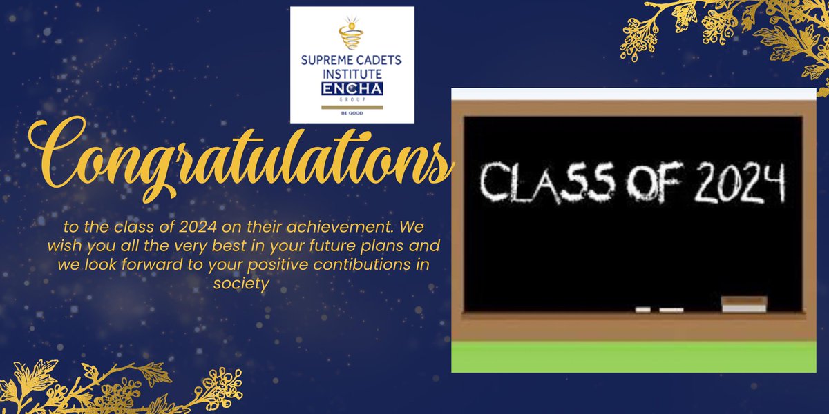 Congratulations to the record breaking class of 2024! ✨️👏

You have all done so well. To the candidates who did not make it, it is not the end of the world. Get up, dust yourself and try again 👍🏾