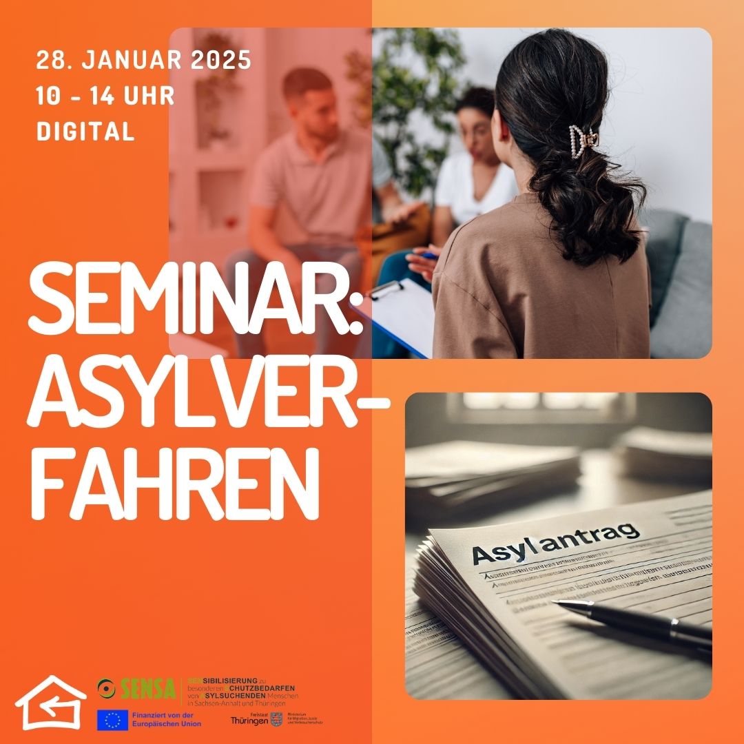 Fortbildung: Asylverfahren &amp; Flüchtlingsrecht

Am 12.12.2024 (10–14 Uhr) bieten wir Online-Seminar zu rechtlichen Grundlagen des Asylverfahrens an. Themen:
➡️ Ablauf des Verfahrens
➡️ Schutzformen: Asylgrundrecht, subsidiärer Schutz &amp; mehr
➡️ Voraussetzungen &amp; Folgerechte
