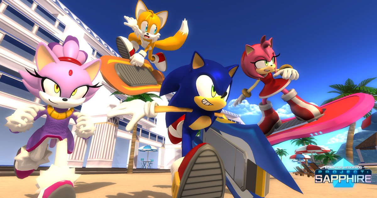 DJBot40539213's tweet photo. It's time for #PortfolioDay!  I'm a 3D artist and builder from the Second Life Sonic community working on Project: Sapphire to create an epic comic and experience.✨ https://t.co/Zx0zRqnTMy