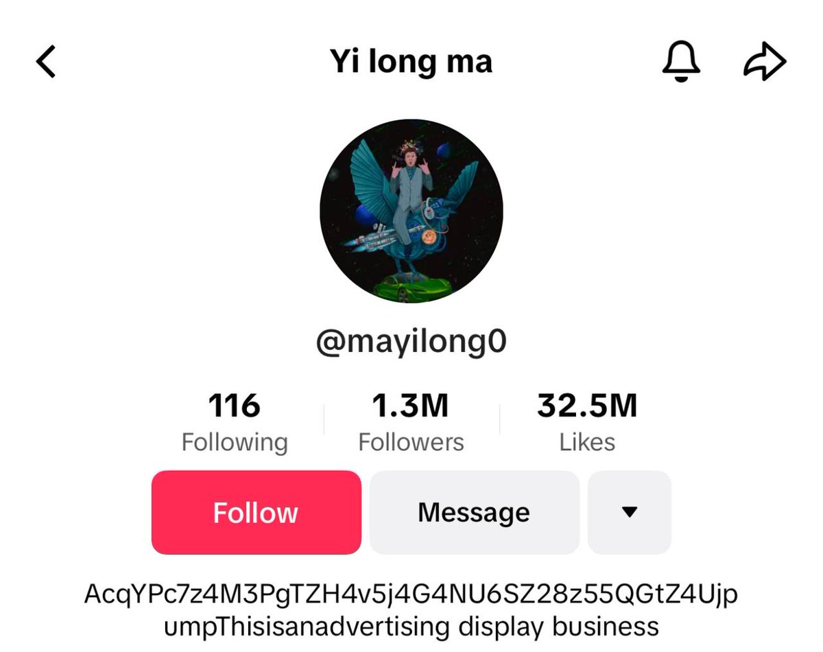 YiLongMaOn_Sol's tweet photo. Yi Long Ma interaction's so far $YILONG

> Ca linked in Instagram &amp; TikTok bio

https://t.co/wEC1NHrVmK

https://t.co/NFmgQQf5Us

> Instagram shill

https://t.co/2GMGTht9WP

> Interacting in the tg https://t.co/axjUXr8Ncn