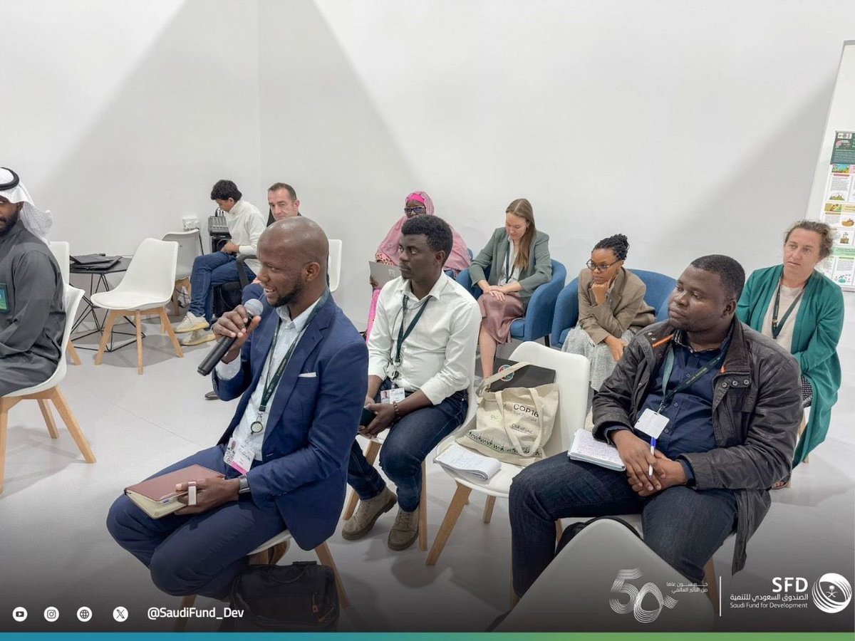 Africa Youth Advisory Board on DRR (@ayab_drr) on Twitter photo #TBT to #COP16Riyadh!
Last month, AYAB DRR joined a <a href="/resiliencesahel/">Sahel Resilience Project</a> panel to spotlight youth-led solutions addressing climate change, land degradation & socio-economic challenges in the Sahel.
#ClimateAction #Sahel
<a href="/saudiFund_dev/">الصندوق السعودي للتنمية</a> <a href="/unccdyouth/">UNCCD Youth Caucus</a> #resilience #youth #ayabDrr #TBT to #COP16Riyadh!
Last month, AYAB DRR joined a <a href="/resiliencesahel/">Sahel Resilience Project</a> panel to spotlight youth-led solutions addressing climate change, land degradation & socio-economic challenges in the Sahel.
#ClimateAction #Sahel
<a href="/saudiFund_dev/">الصندوق السعودي للتنمية</a> <a href="/unccdyouth/">UNCCD Youth Caucus</a> #resilience #youth #ayabDrr
