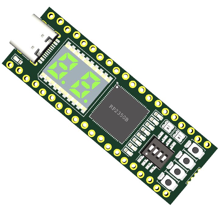 SuGongyu's tweet image. RP2350B based microcontroller board, with 36IOs