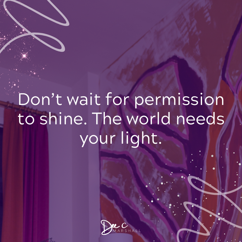 Greatness, did you know that the world needs your light? Shine on!