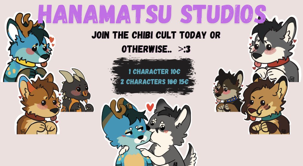 Chibi Cult Chibi Cult!

- 1 Character 10€
- 2 Characters 15€

Payment via Paypal ONLY, quick turnaround!

Everyone will be added to the army!
PM or comment to claim!