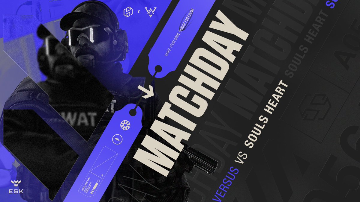 We also start of our journey in <a href="/ELC_EsportsR6/">Euro League&Cup</a> Championship Division, Against <a href="/Valour_GG/">Valour eSports</a> 🔥

🖥️: TBD

#SoulsHeartForever 💜🤍

<a href="/ItsLars2K/">Lars</a> <a href="/JenszR6/">Jensz🇧🇪</a> <a href="/SneakyTheQueen/">SneakyTheQueen</a> <a href="/MrEaster_/">MrEaster</a> <a href="/marton_wagner/">GravenV</a>