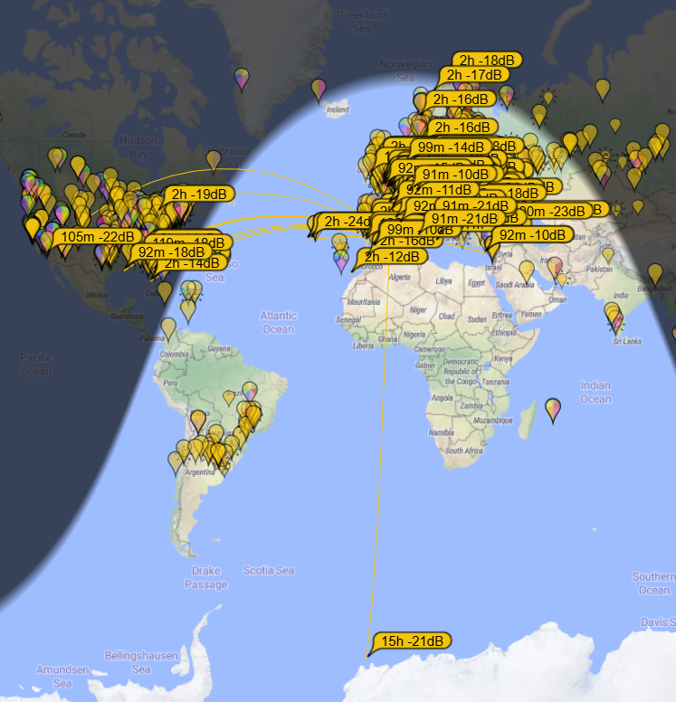 Hasta dónde pueden llegar los modos digitales (FT8) con una radio analógica en QRP, una interfaz y una pequeña antena magnética de 27MHz acoplada en 20m, de risas.

#hamradio #ft8 #radioaficion #hf #swl #playingradio #radioaficionado #hamr #radioamateur #antenna