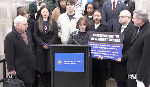 More on the <a href="/KYStuVoiceTeam/">Kentucky Student Voice Team</a>'s lawsuit against the state for failing to provide an "adequate and equitable" system of public education. ow.ly/BPNE50UHqfW
