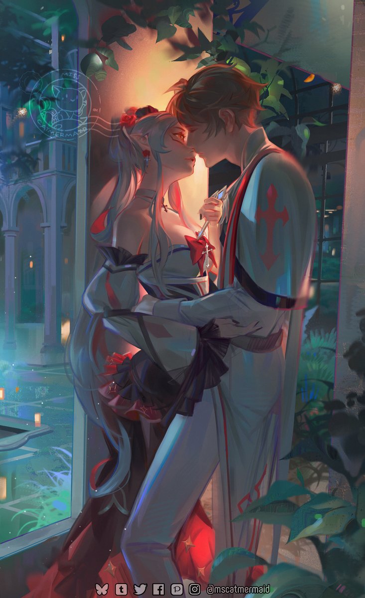 mscatmermaid's tweet photo. Commission work from last year 🌹🌹🌹
(c) Arashi Taishou https://t.co/1X6JvMd6JU
