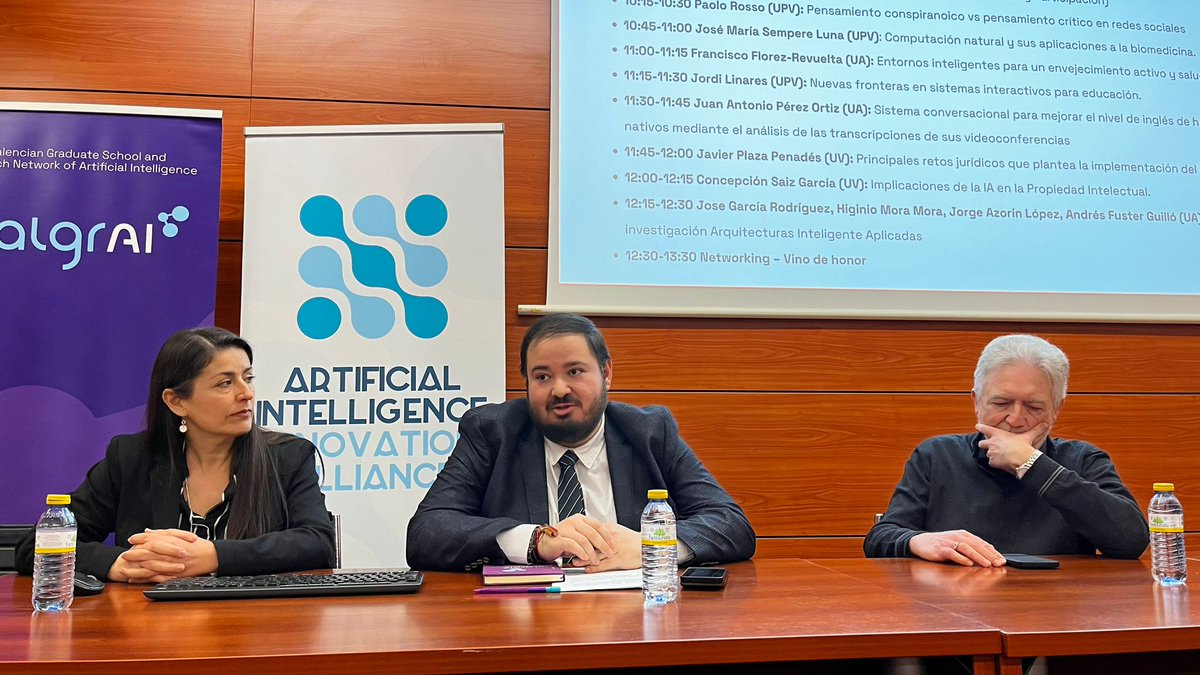 VRAIN (@vrain_upv) on Twitter photo 📍 El V Encuentro de la Unidad Mixta de Investigación (UMI) <a href="/fvalgrai/">valgrai</a>  ha reunido a destacados investigadores y expertos en IA para analizar las últimas novedades y aplicaciones de esta tecnología y desafíos éticos, tecnológicos y legales. valgrai.eu/es/2025/01/16/… 📍 El V Encuentro de la Unidad Mixta de Investigación (UMI) <a href="/fvalgrai/">valgrai</a>  ha reunido a destacados investigadores y expertos en IA para analizar las últimas novedades y aplicaciones de esta tecnología y desafíos éticos, tecnológicos y legales. valgrai.eu/es/2025/01/16/…