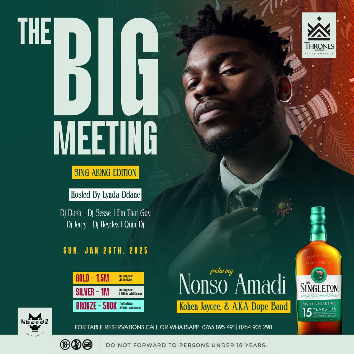 Starting the year off in UG 🇺🇬. Excited to be performing live at The Big Meeting. Cant wait to see you guys there ❤️
<a href="/throneskampala/">throneskampala</a> <a href="/NduguzCulture/">NDUGUZ</a>