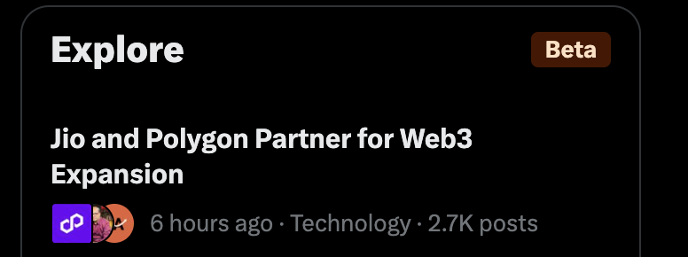 I see that this is trending. Rightly so, but why?

Jio is like, the thing in India. 

It is the company which brought India online and now is going to take India onchain. 

It is so big in India that many thinkers would tell you that it has significant impact on India's current