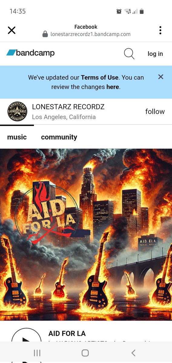 Spreading The Disease is one of many bands helping how we can the disaster in L.A. please BUY! SHARE! and HELP! Thank you. 
lonestarzrecordz1.bandcamp.com/album/aid-for-…