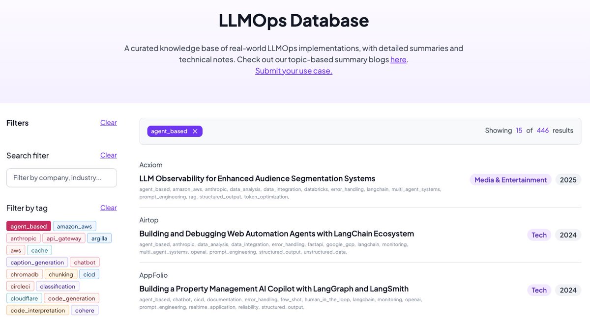 What a great resource to learn how others are building with LLMs and AI agents.