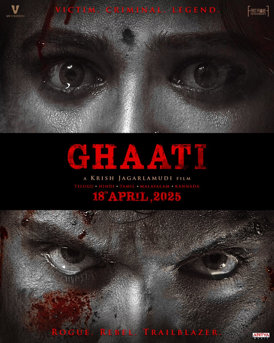 UV Creations (@uv_creations) on Twitter photo In their eyes lies a story of fire and fury #GHAATI - Witness the rise of the LEGENDS on April 18, 2025. 🔥
#VictimCriminalLegend
▶️ youtu.be/W5FkYULk3Ls
#RogueRebelTrailblazer
▶️ youtu.be/KOlNznwqQWA
⭐ing ‘The Queen’ #AnushkaShetty & the trailblazer <a href="/iamVikramPrabhu/">Vikram Prabhu</a>
🎥 In their eyes lies a story of fire and fury #GHAATI - Witness the rise of the LEGENDS on April 18, 2025. 🔥
#VictimCriminalLegend
▶️ youtu.be/W5FkYULk3Ls
#RogueRebelTrailblazer
▶️ youtu.be/KOlNznwqQWA
⭐ing ‘The Queen’ #AnushkaShetty & the trailblazer <a href="/iamVikramPrabhu/">Vikram Prabhu</a>
🎥