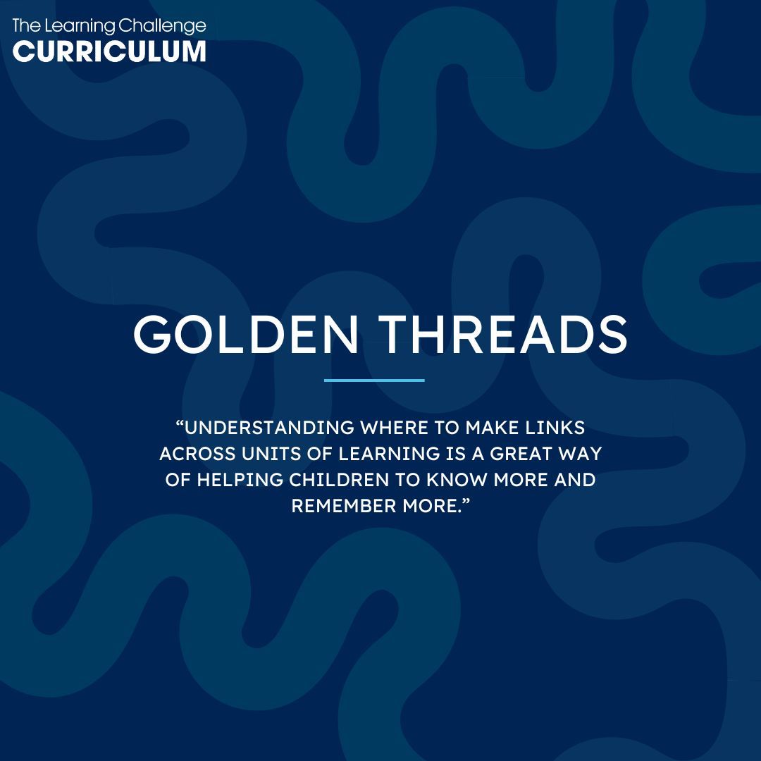 Our golden threads are currently one of our best selling products! 

"Golden threads can form a web across your curriculum that binds it together and allows teachers to understand where they can make stronger links to prior and future learning." 

For more information about this