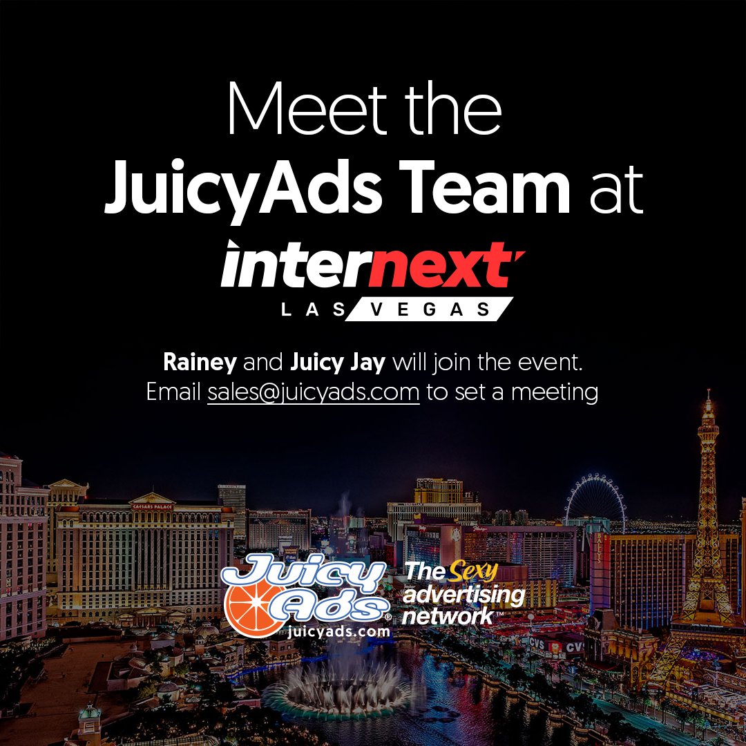 juicyads's tweet photo. Rainey and Juicy Jay are heading to Internext 2025; you don’t want to miss them! Whether you’re an advertiser, publisher, or industry pro, they’re ready to talk all things traffic  🧡

Find all the details here:
https://t.co/5GxUgNjO1t

...or email us!

#KeepItJuicy https://t.co/F5bhJGC7HP