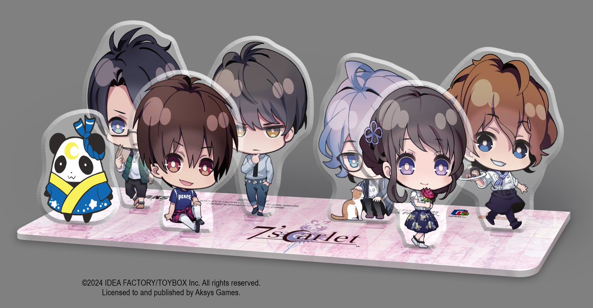 Pre-orders for 7’scarlet, the highly anticipated #otome adventure coming to Switch this spring, will open next week on the Aksys UK/EU Online Stores. 🌹

A special edition featuring a diorama with chibi versions of the characters will be available exclusively on our stores!