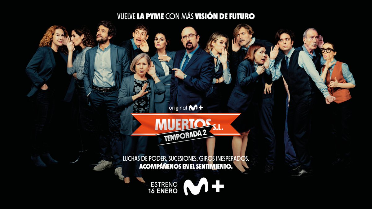 MariaysuMundo's tweet photo. La segunda temporada de 'Muertos S.L.' ha llegado a @MovistarPlus. A m0rirs3 de la risa. https://t.co/9NSYvlEXvq