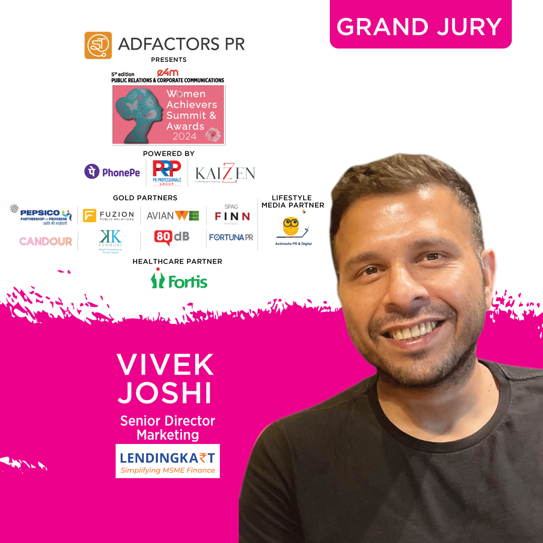Welcoming our esteemed jury members Mr. #SudeepPurkayastha , Mr. #VivekJoshi , <a href="/Lendingkart/">Lendingkart</a> , Mr. <a href="/abhinavkanchan/">abhinav kanchan</a> , <a href="/PurvankaraA/">Purvankara Atmosphere</a> and Mr. #SiddharthKumar , <a href="/EdelmanPR/">Edelman</a> for the 5th edition of e4m PR and Corp Comm Women Achievers Summit and Awards 2024 

#e4mprwomenachievers