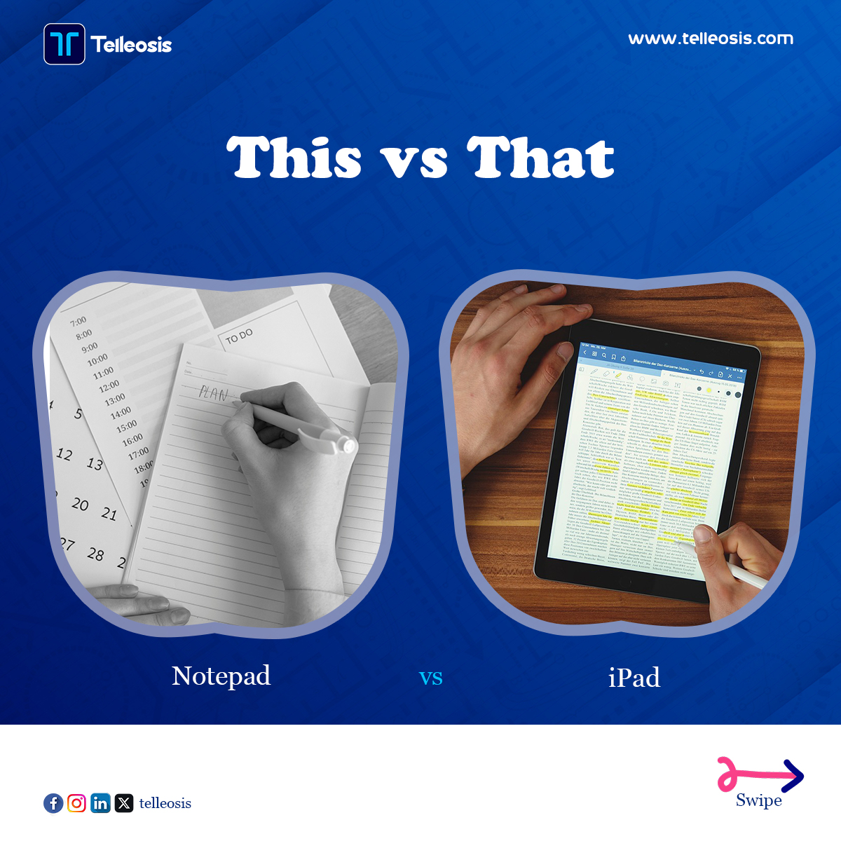 Telleosis's tweet image. Which side do you relate to more? Let us know in the comments! 👇🏽
#learningevolution #techineducation #throwbacktonow