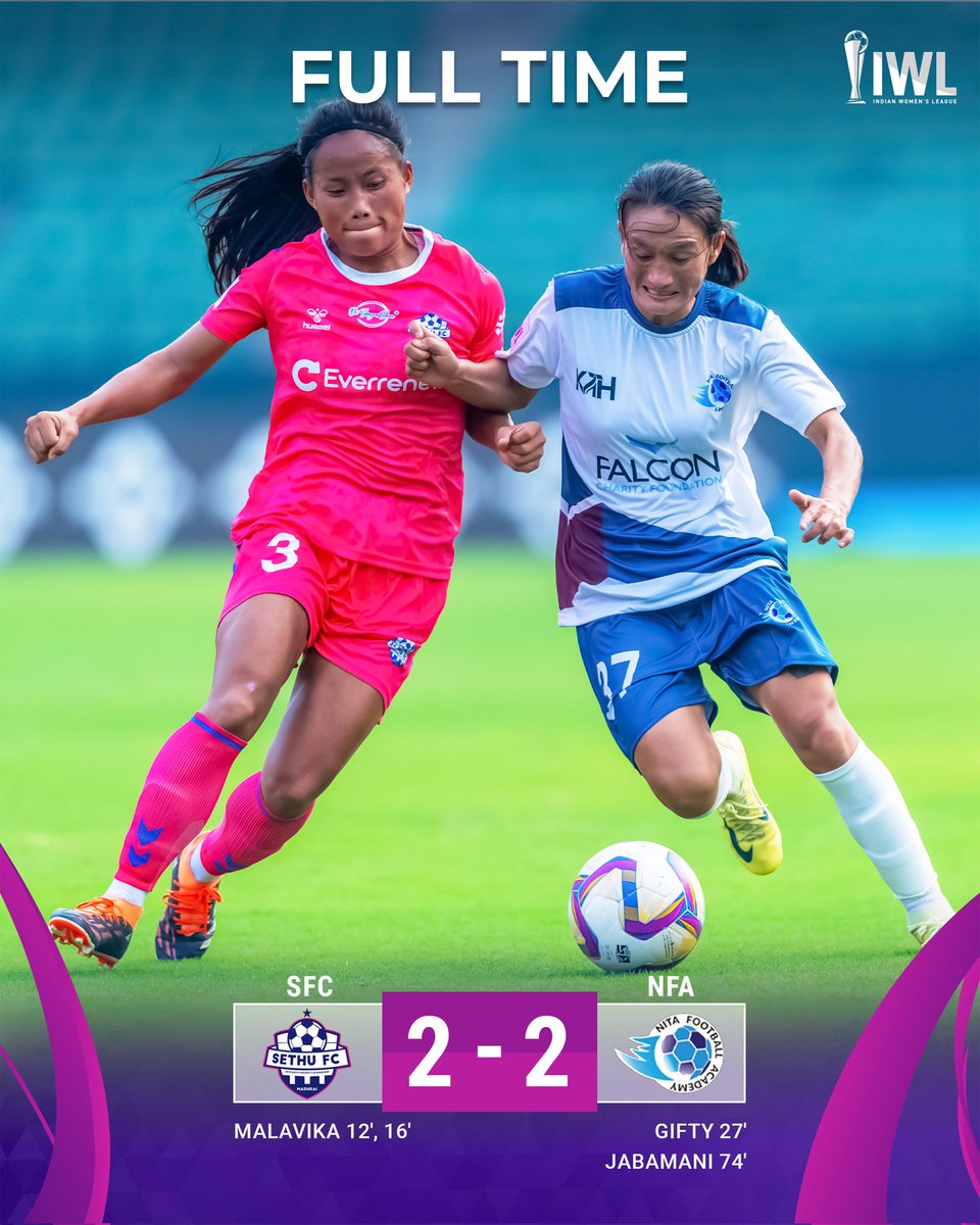 A brilliant comeback by <a href="/NitaFootball/">NITA Football Academy</a> sees the former snatch a point from <a href="/SethuFCMadurai/">Sethu FC</a> 🙌

#SFCNFA ⚔️ #IWL 🏆 #IndianFootball ⚽