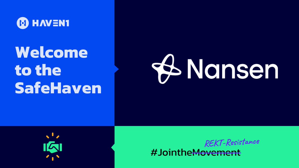 Haven1official's tweet photo. 🚀 Welcome to the REKT-Resistance, @nansen_ai!
We’re excited to have @nansen_ai join Haven1 as a validator, strengthening our efforts to decentralize and secure our network. 🔐🌐

👇🧵 https://t.co/B5M7Wf5ixa
