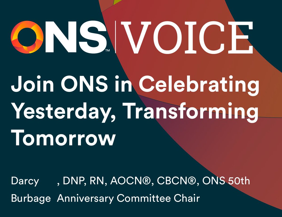 Darcy Burbage, DNP, RN, AOCN (@darcyburbage) on Twitter photo šCelebrating 50 years of excellence in <a href="/oncologynursing/">Oncology Nursing Society</a> !
š Excited to share my blog reflecting on how ONSs has shaped our profession & its incredible impact on cancer care!
šJoin ONS in Celebrating Yesterday, Transforming Tomorrow ons.org/publications-rā¦
#ONS50 šCelebrating 50 years of excellence in <a href="/oncologynursing/">Oncology Nursing Society</a> !
š Excited to share my blog reflecting on how ONSs has shaped our profession & its incredible impact on cancer care!
šJoin ONS in Celebrating Yesterday, Transforming Tomorrow ons.org/publications-rā¦
#ONS50