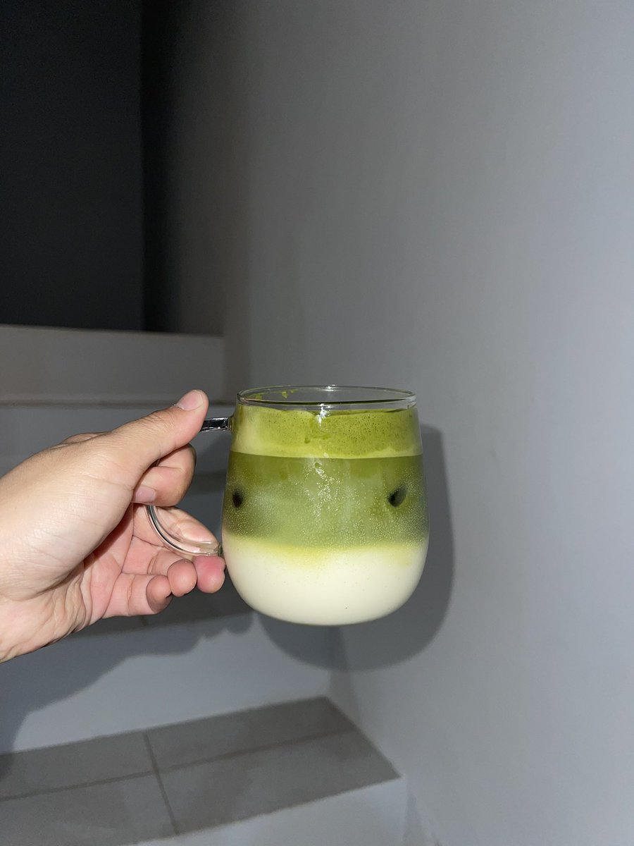 My first home made matcha latte #culinarygradematcha