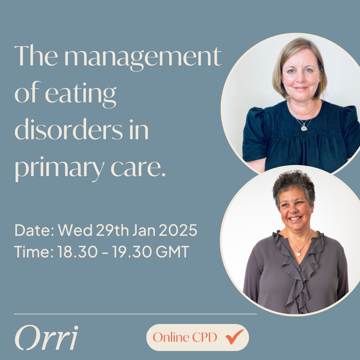Join us for our free webinar on The management of eating disorders in primary care.

📅 Wednesday 29th January 2025

⏰ 18:30 - 19:30 GMT

📍 Online

🔗 Register today: eventbrite.co.uk/e/the-manageme…