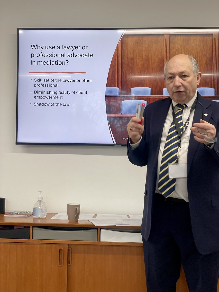 For some time I have been in discussions with Andrew Goodman, founder of the Standing Conference of #Mediation #Advocates (SCMA), on resurrecting his advanced mediation #advocacy training &amp; developing a panel of mediation advocates. If interested, courses are being run this year.