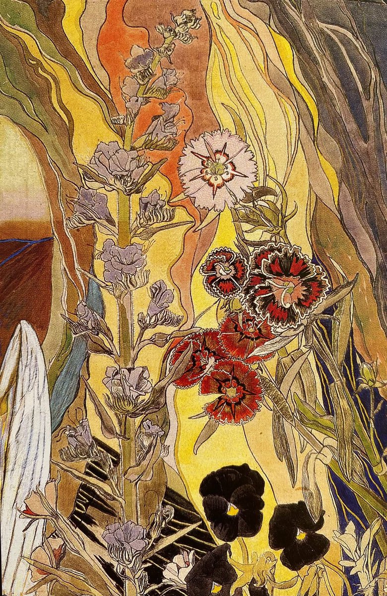 I’m falling in love with Mykhailo Zhuk (1883-1964) 🌻🌸